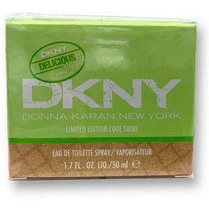DKNY Delicious Delights Cool Swirl Women 1.7 oz Eau De Toilette Spray Sealed NIB